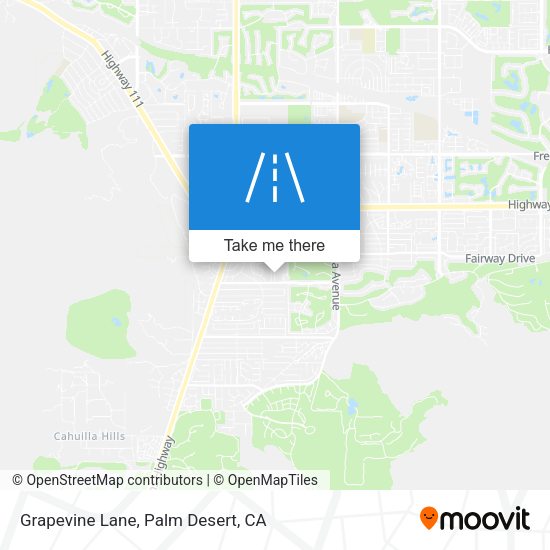 Mapa de Grapevine Lane