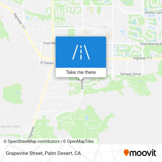 Grapevine Street map
