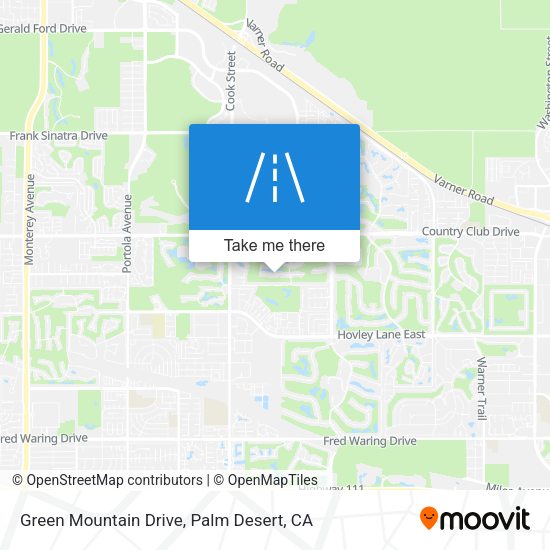 Mapa de Green Mountain Drive