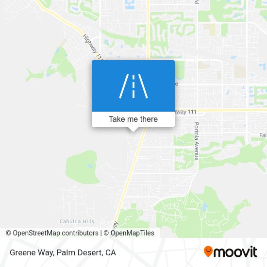 Mapa de Greene Way