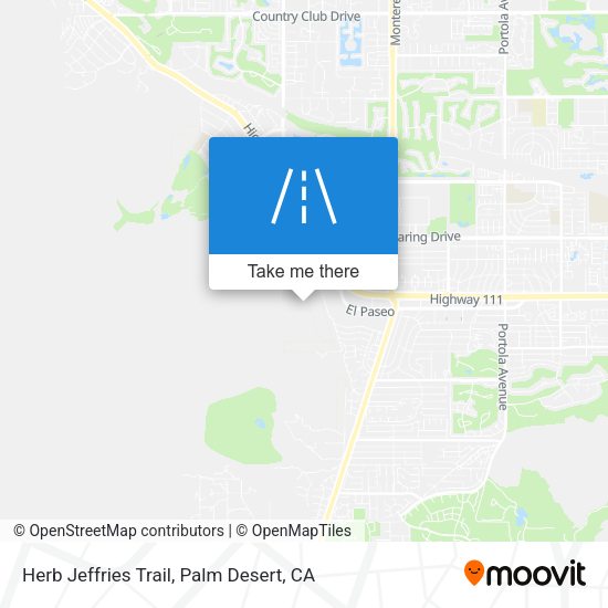 Mapa de Herb Jeffries Trail