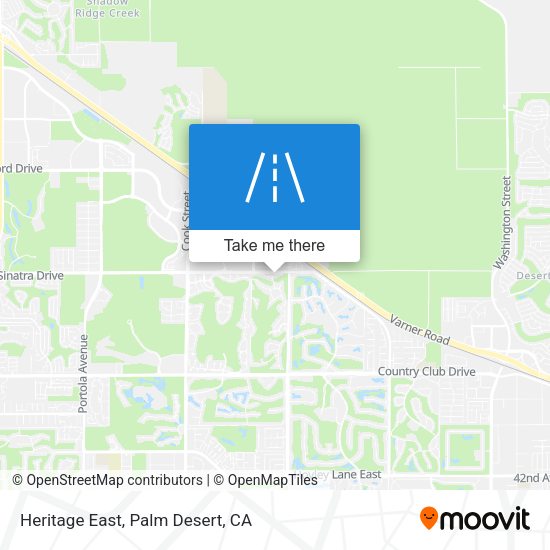 Heritage East map