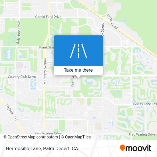 Hermosillo Lane map