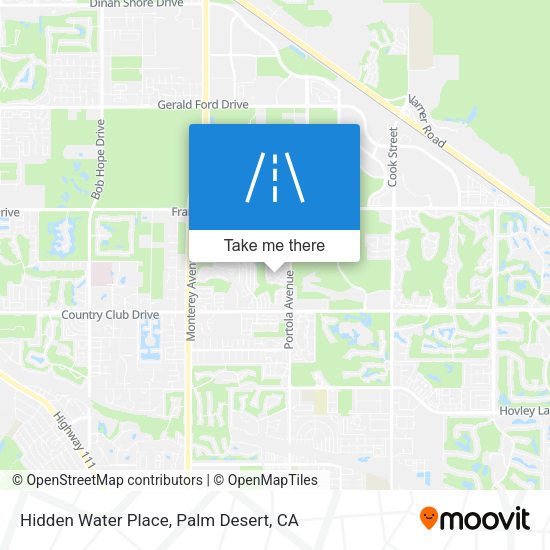 Mapa de Hidden Water Place