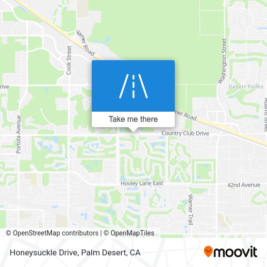 Honeysuckle Drive map