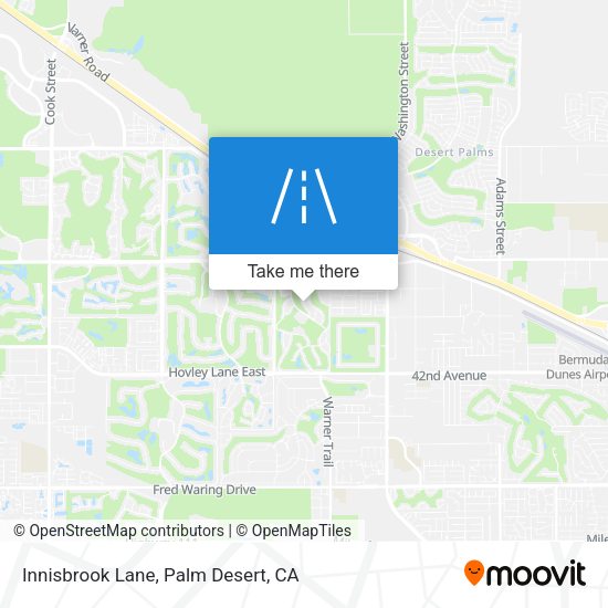 Innisbrook Lane map
