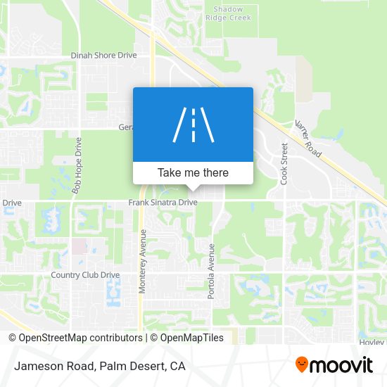 Jameson Road map