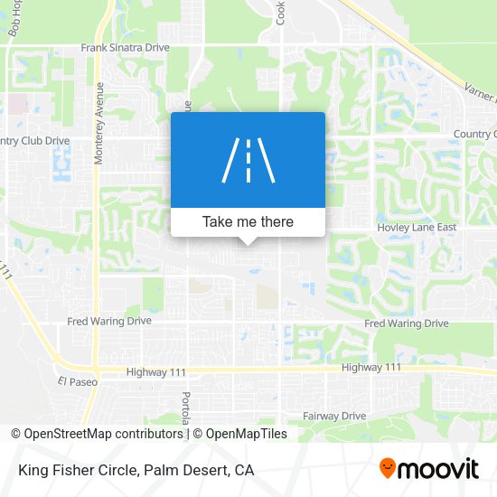King Fisher Circle map
