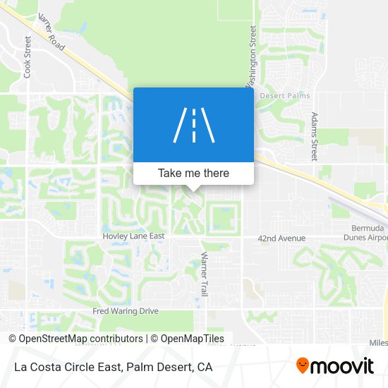 La Costa Circle East map