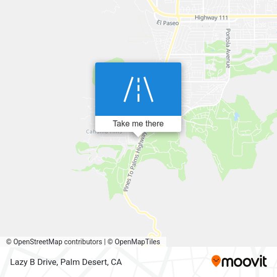 Mapa de Lazy B Drive