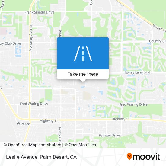 Mapa de Leslie Avenue