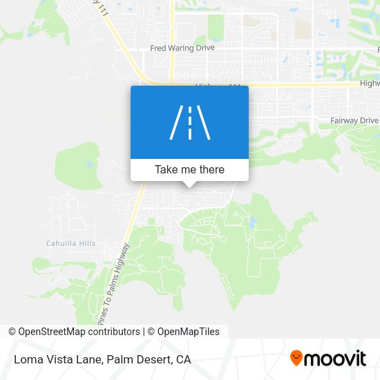 Mapa de Loma Vista Lane
