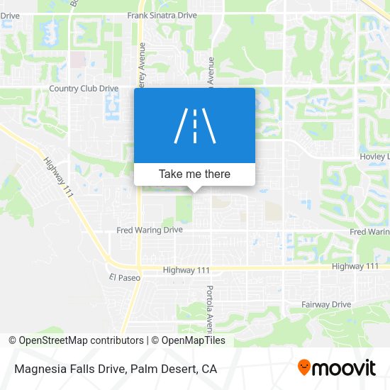 Mapa de Magnesia Falls Drive