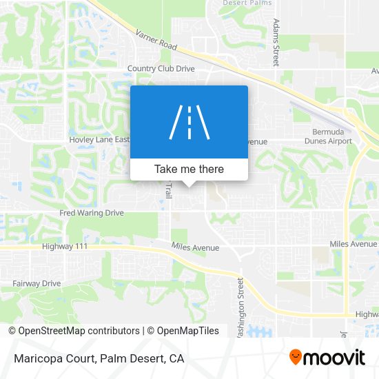 Maricopa Court map