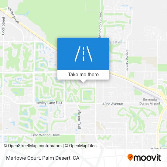 Marlowe Court map