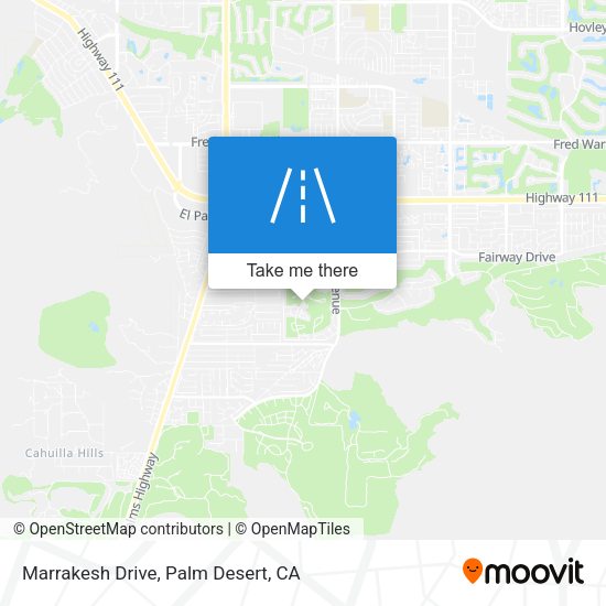 Marrakesh Drive map