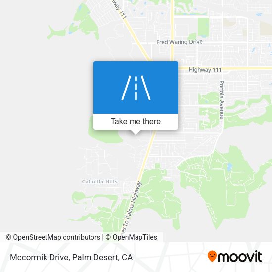 Mccormik Drive map