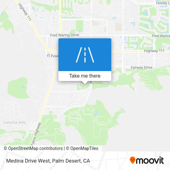 Mapa de Medina Drive West