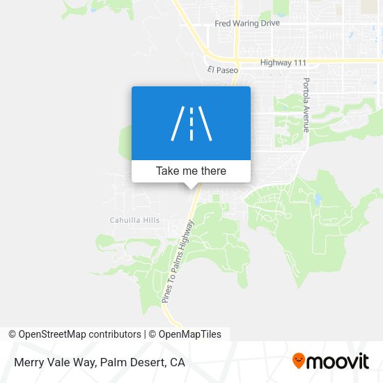 Merry Vale Way map