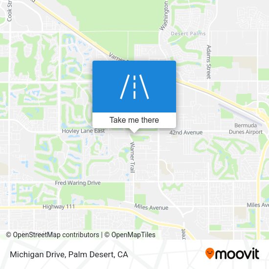 Mapa de Michigan Drive