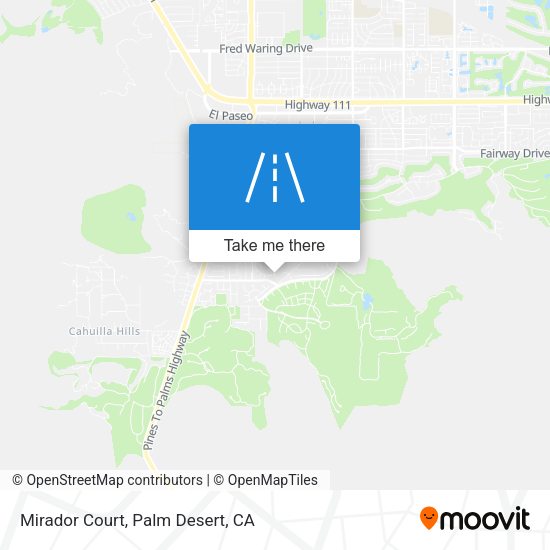 Mirador Court map