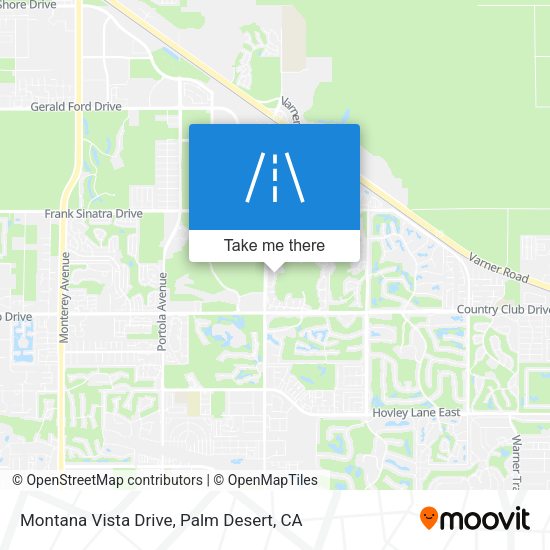 Montana Vista Drive map