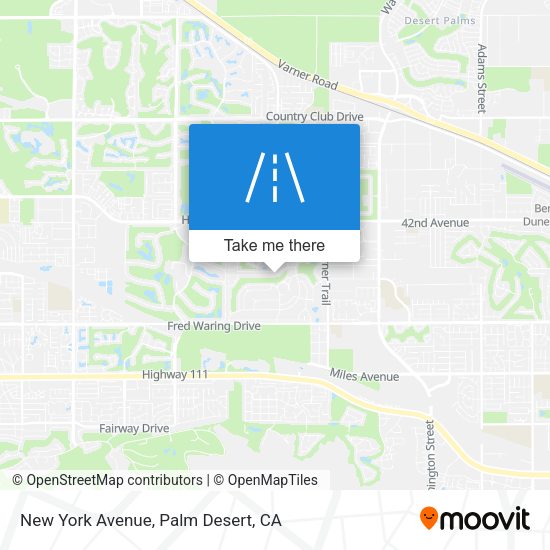 Mapa de New York Avenue