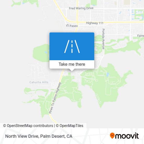 North View Drive map