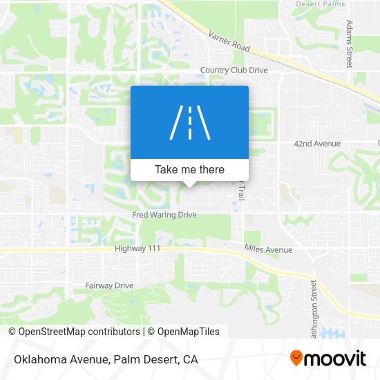 Oklahoma Avenue map