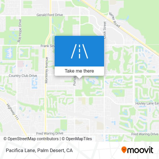 Pacifica Lane map