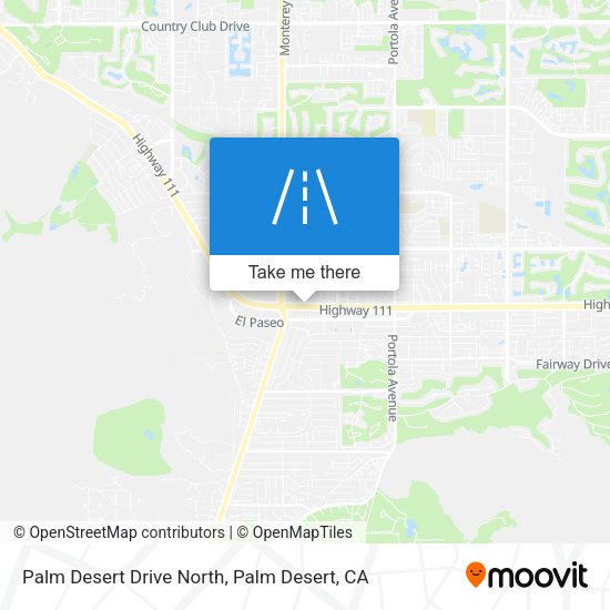 Mapa de Palm Desert Drive North