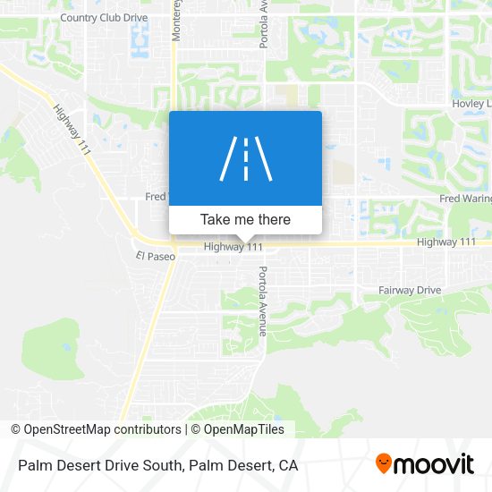 Mapa de Palm Desert Drive South