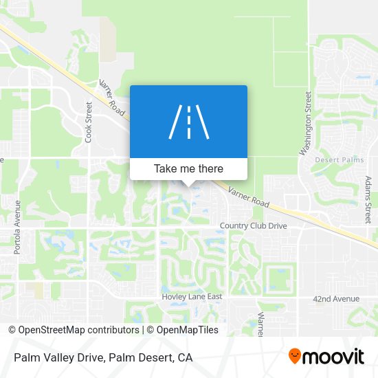 Mapa de Palm Valley Drive