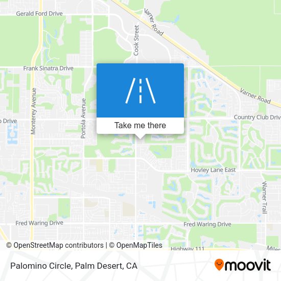 Palomino Circle map