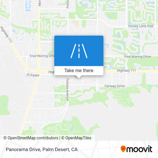 Mapa de Panorama Drive