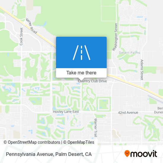 Pennsylvania Avenue map