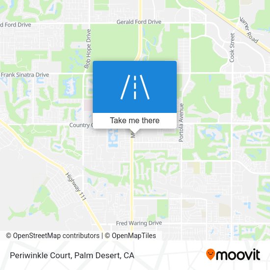 Mapa de Periwinkle Court
