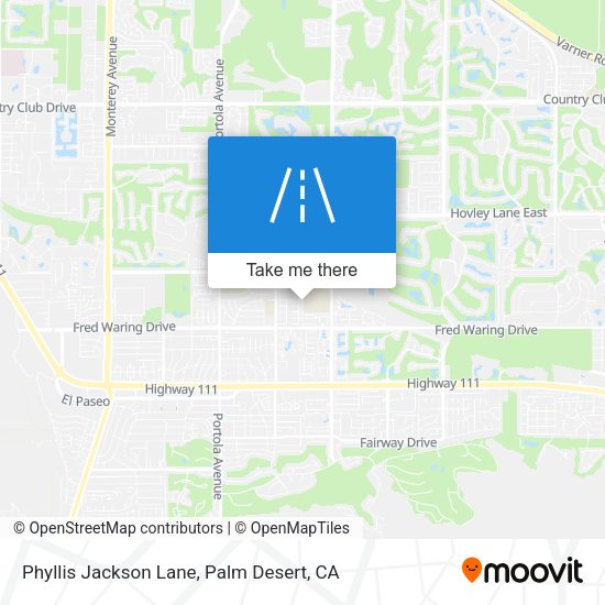 Phyllis Jackson Lane map