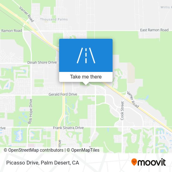 Mapa de Picasso Drive