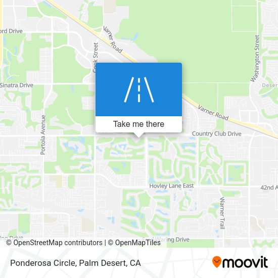 Ponderosa Circle map