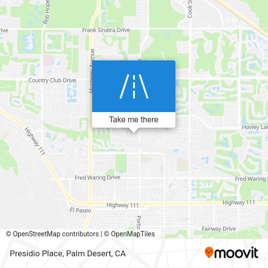 Mapa de Presidio Place
