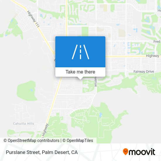 Purslane Street map