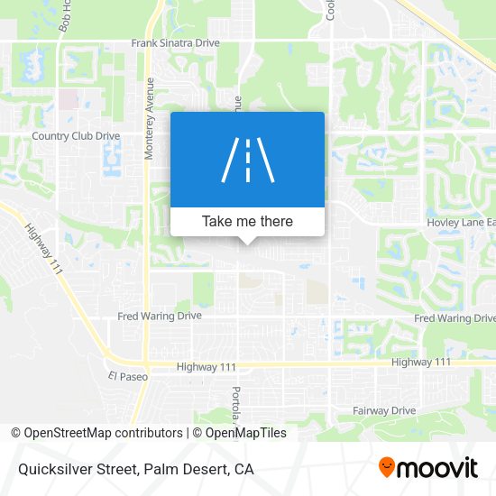 Quicksilver Street map