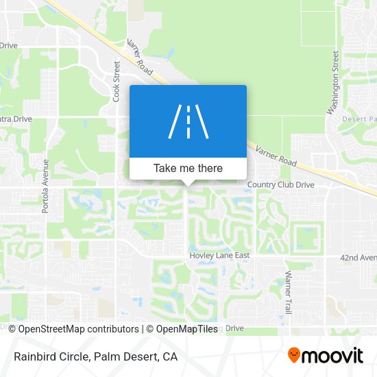Rainbird Circle map