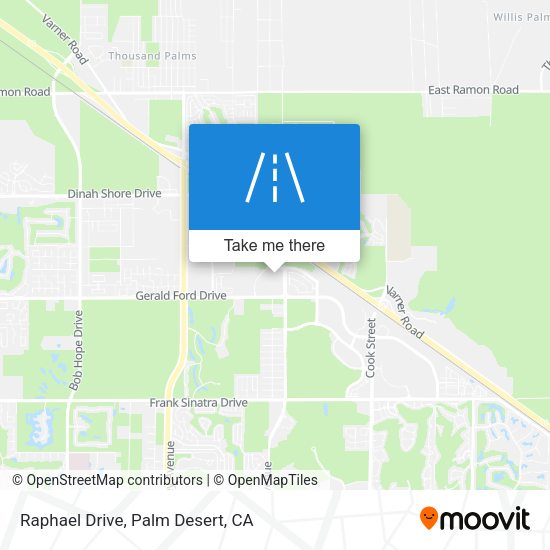 Raphael Drive map