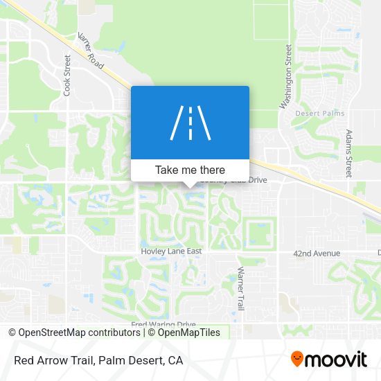 Mapa de Red Arrow Trail