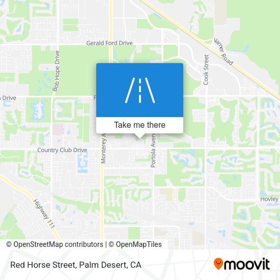 Red Horse Street map