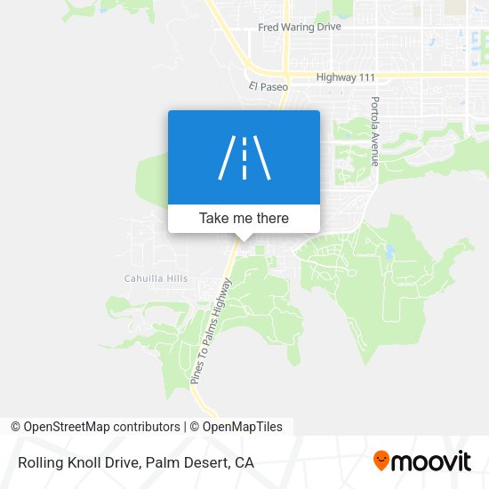 Rolling Knoll Drive map