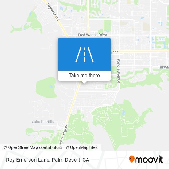 Roy Emerson Lane map