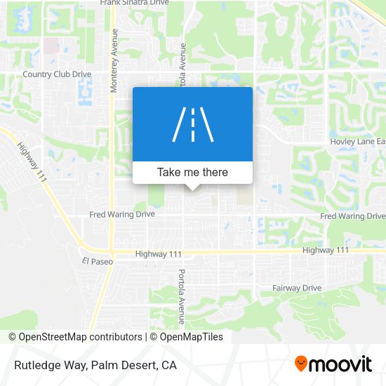 Mapa de Rutledge Way